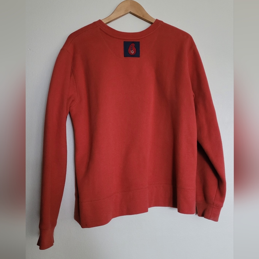 Field Gear Fleecy Cotton Blend Pullover Autumn Sweatshirt, Women's XL, Orange - Picture 4 of 8